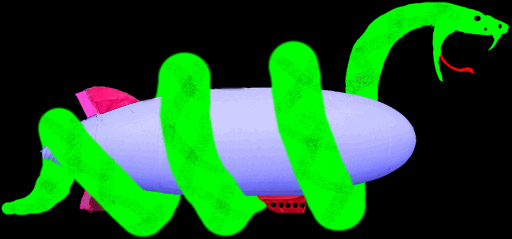 mother f*ckin' snakes ... on a blimp